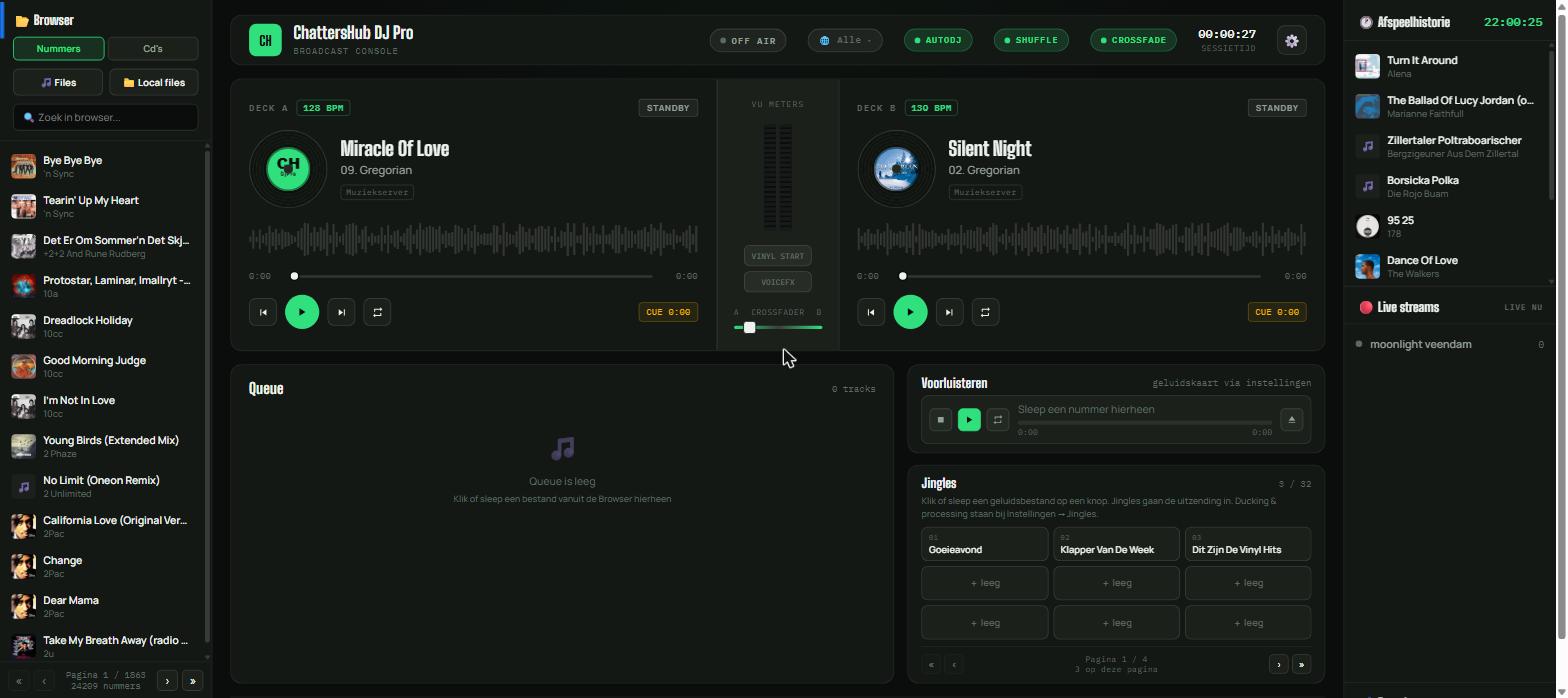 ChattersHub DJ Pro deck